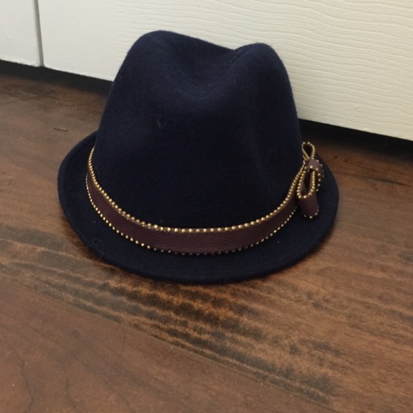 Juicy Couture navy blue wool bucket hat main image 4